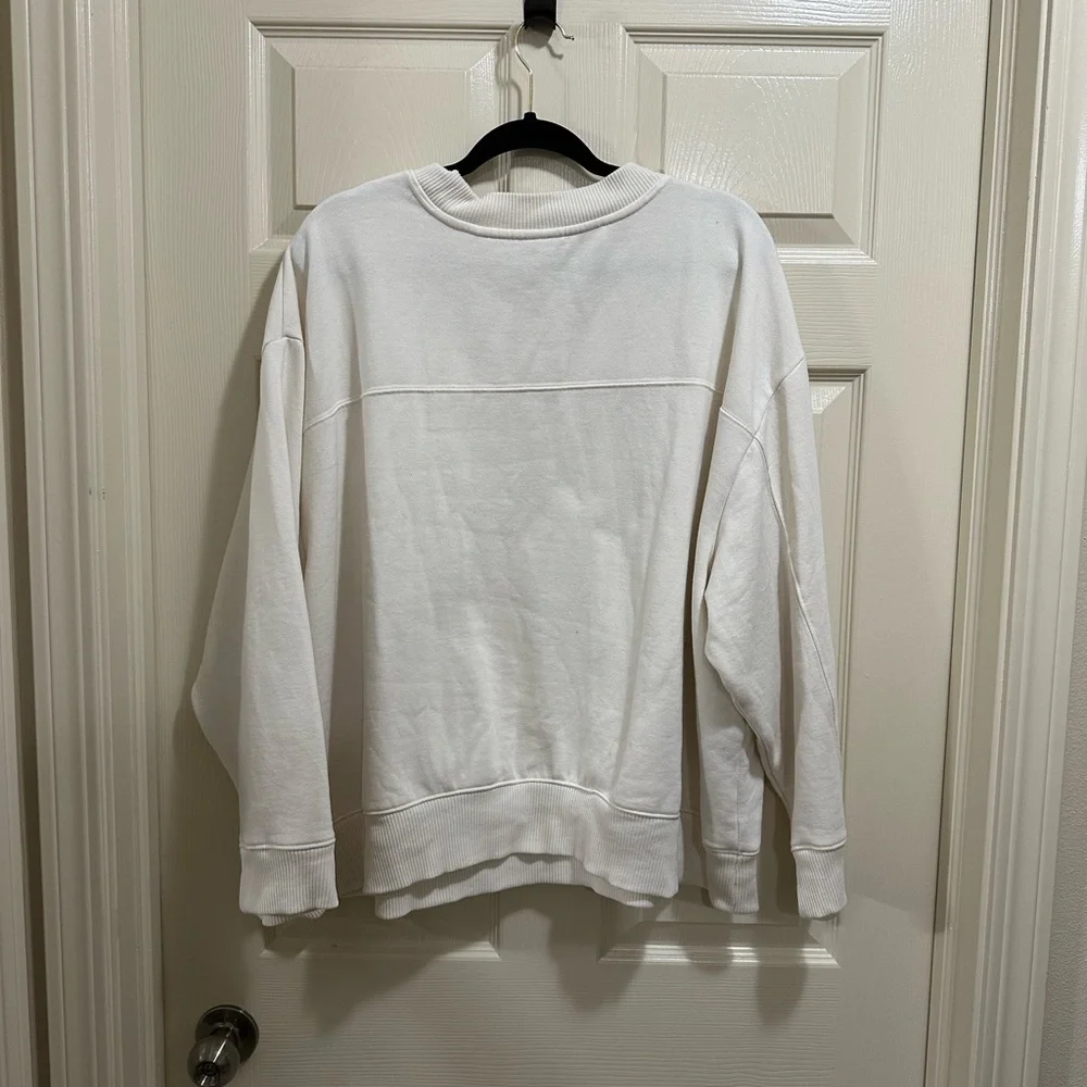 A new day crewneck cream colored sweatshirt size 3X - Picture 4 of 4